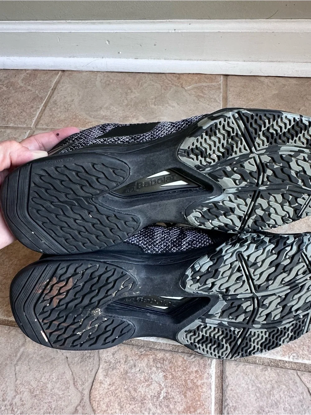 Babolat Jet Tere All Court Sneakers Pickleball Tennis Black Gray​